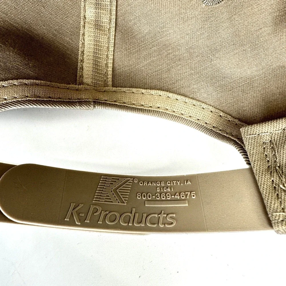 K-Products AgriPro Wheat Hat Tan Green Snapback Embroidered Farming
